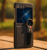 Smart Ring Wallet Case for Flip Phones